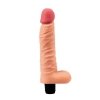 Soft vibrator with testicles 21 cm – The Real Deal